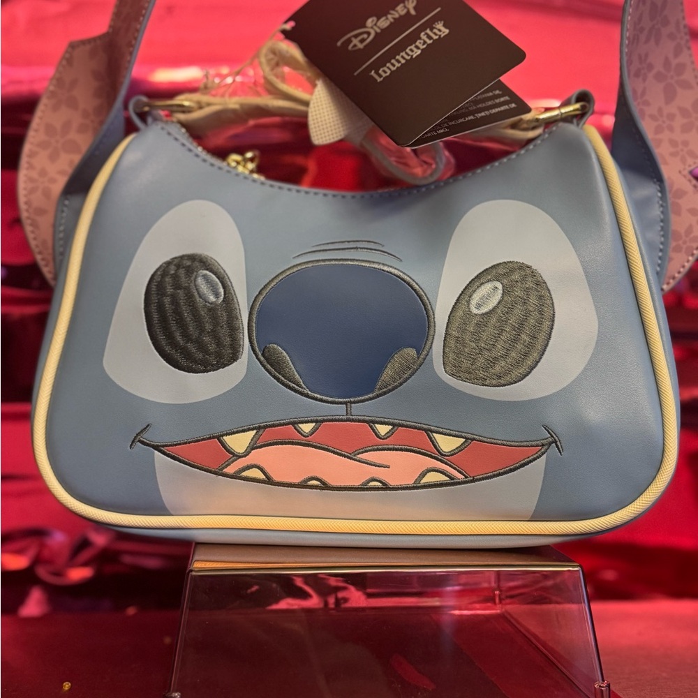 Loungefly Disney Lilo & Stitch Stitch Figural Crossbody Bag